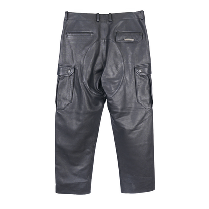 Chrome Hearts DEVIL DOG Leather CARGO PANTS