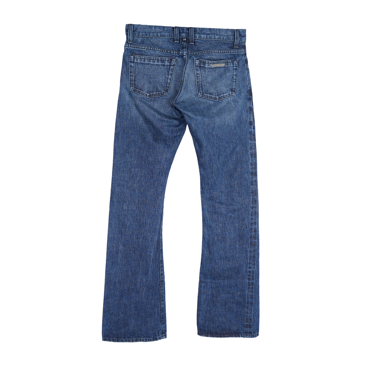 CHROME HEARTS RS INDIGO BLUE SELVEDGE DENIM PANTS