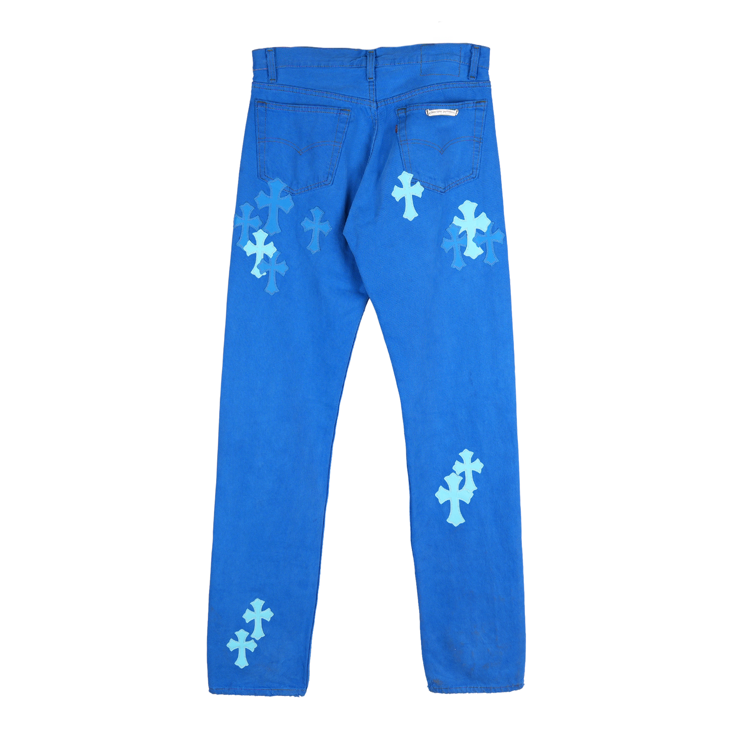 BLUE ON BLUE CROSS PATCH LEVI'S DENIM
