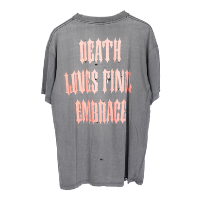 VINTAGE SLAYER DEATH LOVES FINAL EMBRACE FADED TEE
