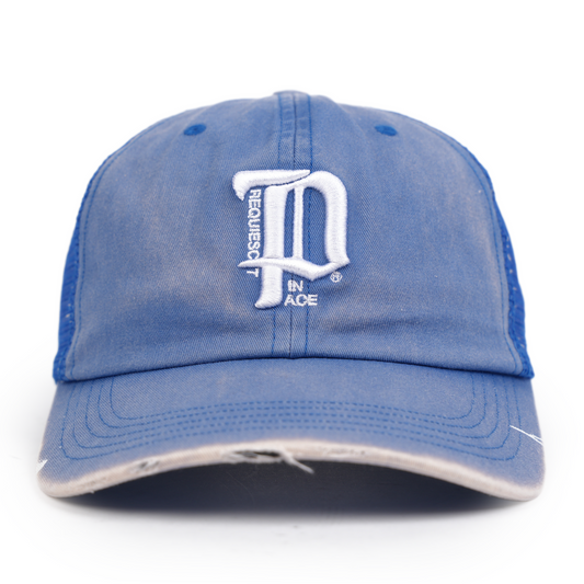 PALY HOLLYWOOD RI'P' BLUE FADED BASEBALL HAT