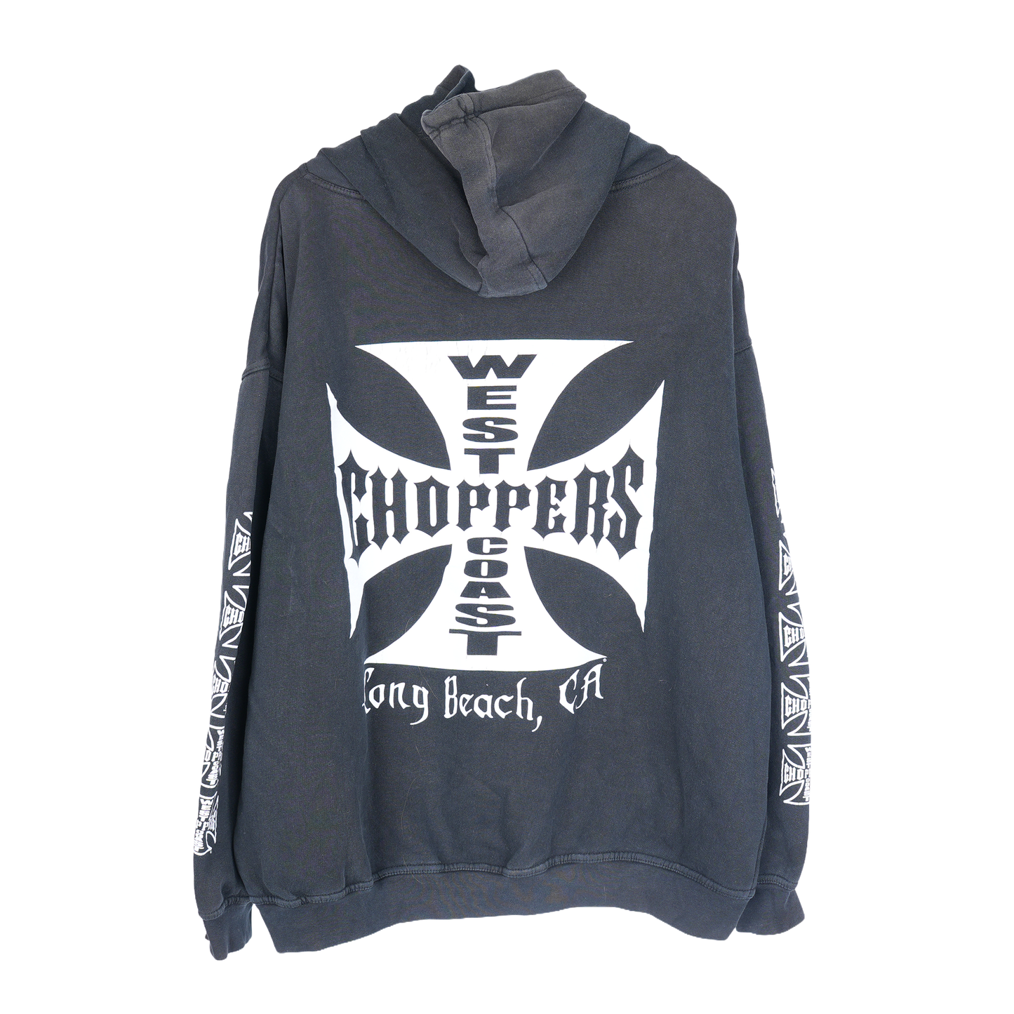 WCC FADED LOGO BLACK HOODIE