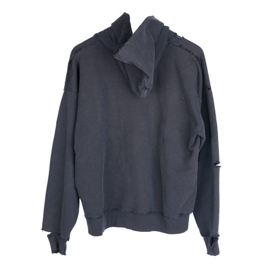 VINTAGE BOXY FADED DISTRESSED HOODIE
