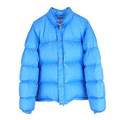 CHROME HEARTS BLUE PLUS MONOGRAM DOWN PUFFER JACKET