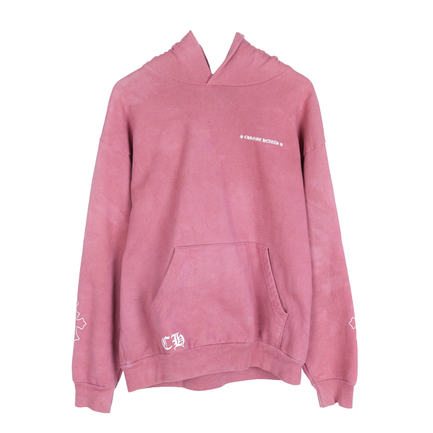 RED CLB CHROME HEARTS HOODIE