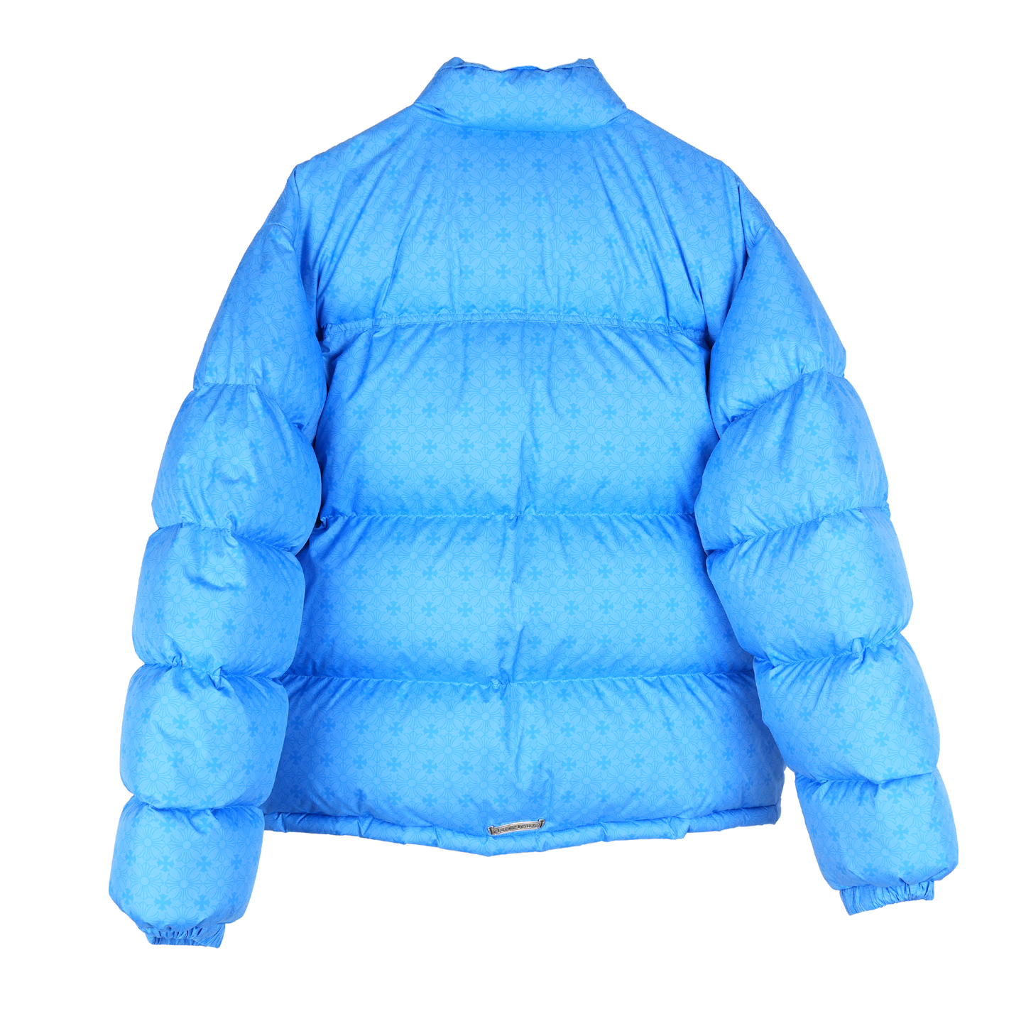 CHROME HEARTS BLUE PLUS MONOGRAM DOWN PUFFER JACKET