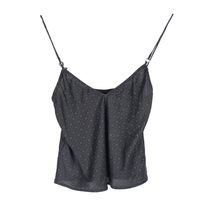 CHROME HEARTS SILK MONOGRAM TANK TOP