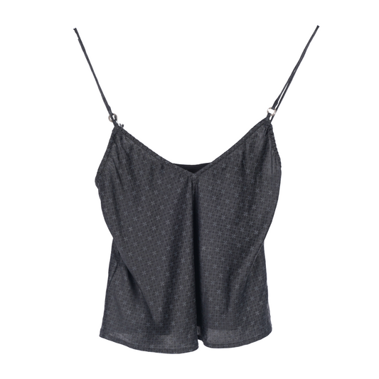 CHROME HEARTS SILK MONOGRAM TANK TOP