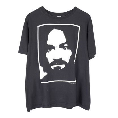 VINTAGE 2000'S CHARLIE MANSON CHARLIE DON'T SURF TEE