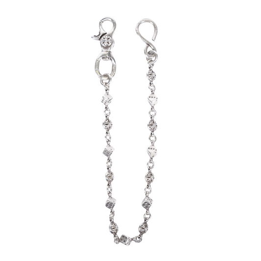 CHROME HEARTS S HOOK DICE WALLET CHAIN