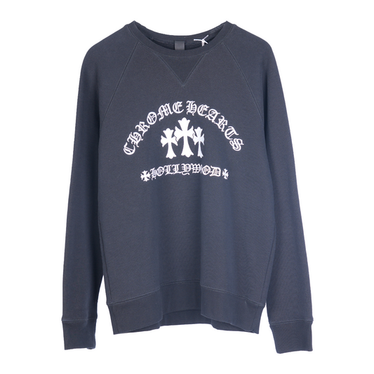 CHROME HEARTS KING TACO BLACK EMBROIDERED CREWNECK