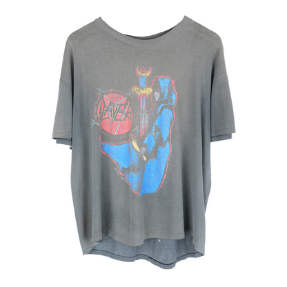 VINTAGE SLAYER SPILL THE BLOOD SCROLL TEE
