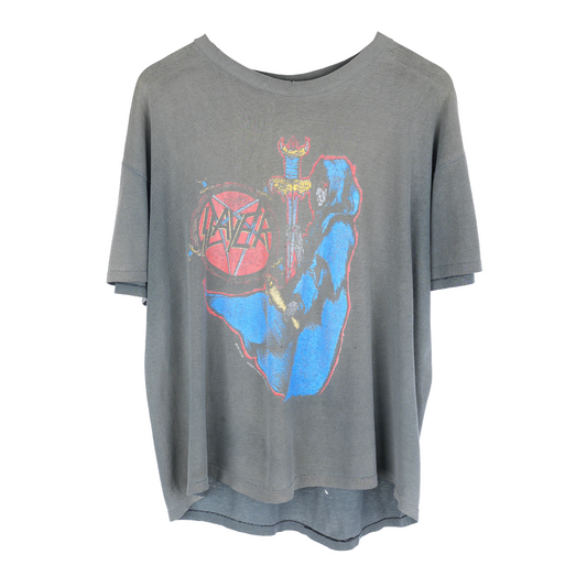 VINTAGE SLAYER SPILL THE BLOOD SCROLL TEE