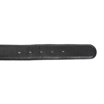 CHROME HEARTS 1.5" BLACK GUNSLINGER BELT