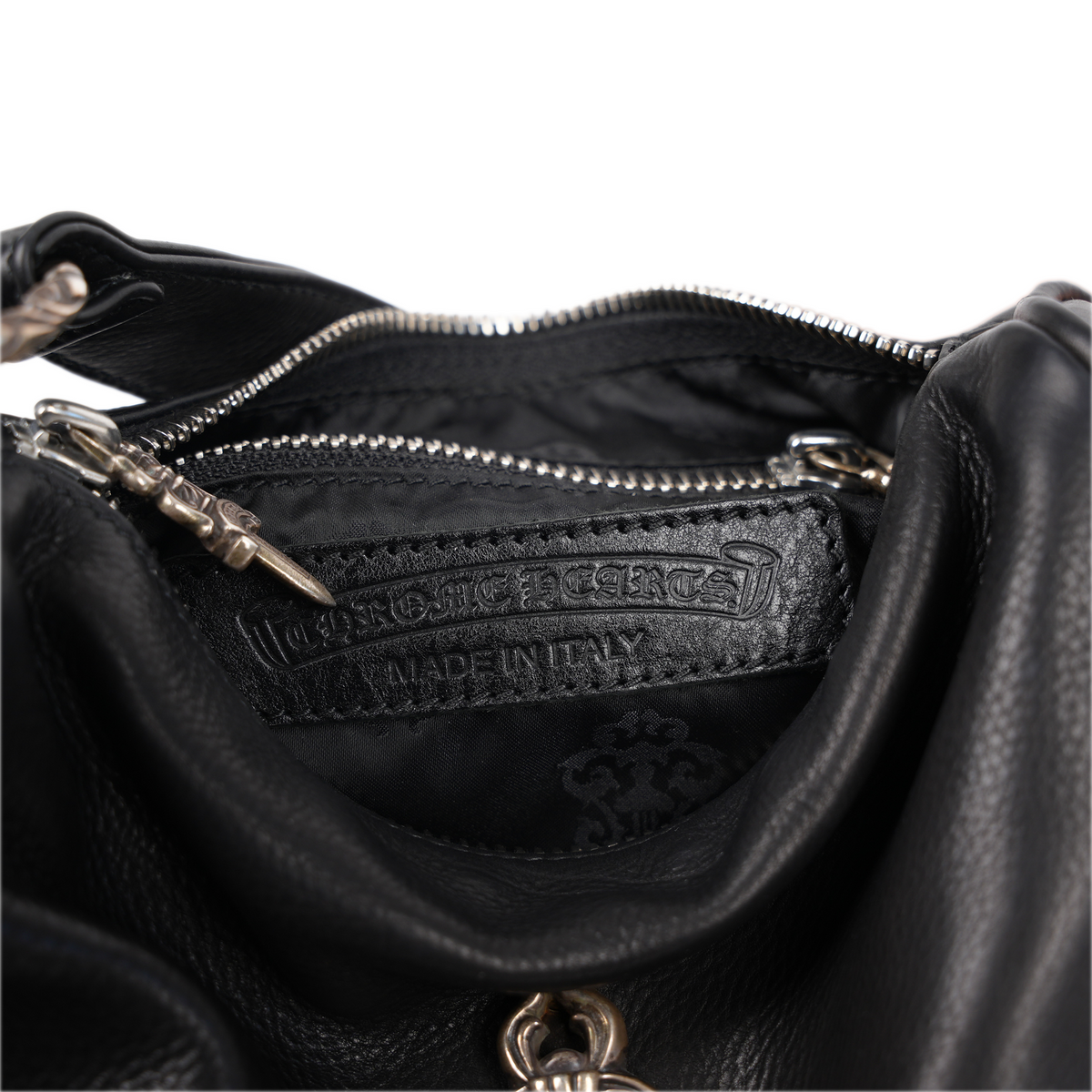 CHROME HEARTS BLACK CHICKEN NUGGET DAGGER PURSE