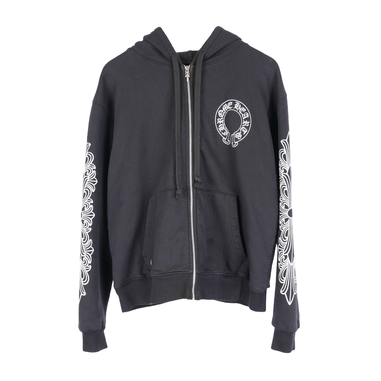 CHROME HEARTS FLORAL THERMAL ZIP UP HOODIE