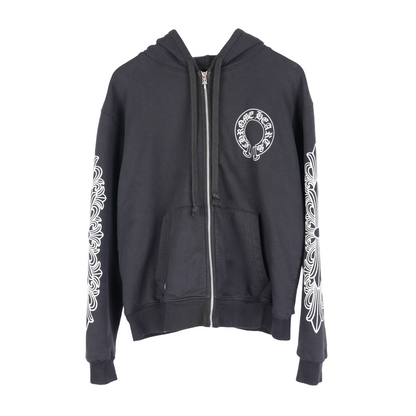 CHROME HEARTS FLORAL THERMAL ZIP UP HOODIE