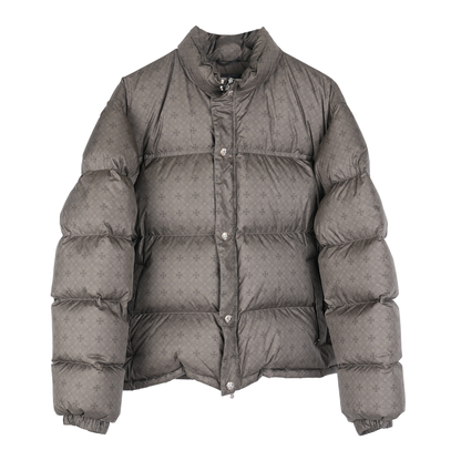 CHROME HEARTS ARMY GREEN OLIVE PLUS MONOGRAM DOWN PUFFER JACKET