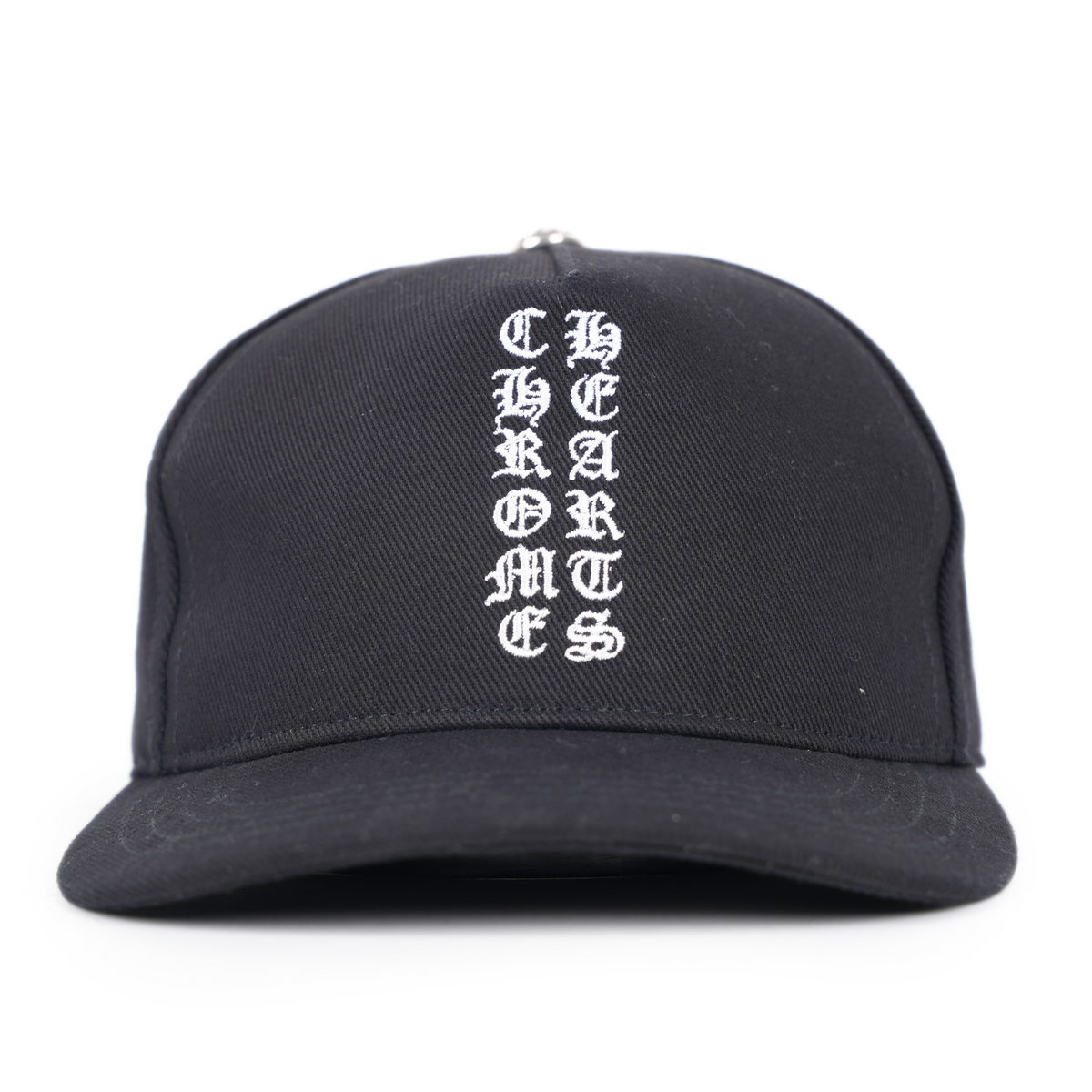 CHROME HEARTS LOGO SCROLL EMBROIDERED HAT