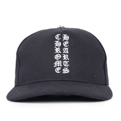 CHROME HEARTS LOGO SCROLL EMBROIDERED HAT