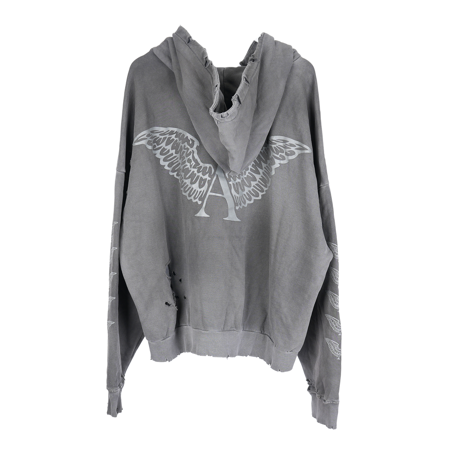 ALEXANDER DIGENOVA LEATHER PATCH HOODIE