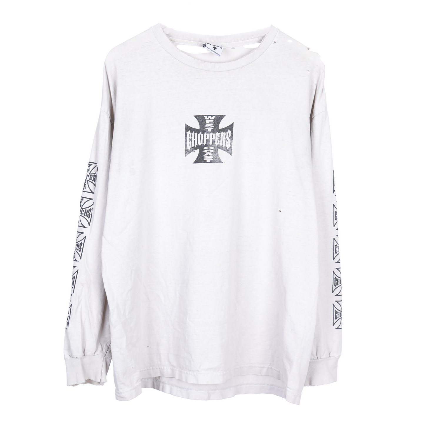 CHOPPERS 4L WHITE L/S SHIRT