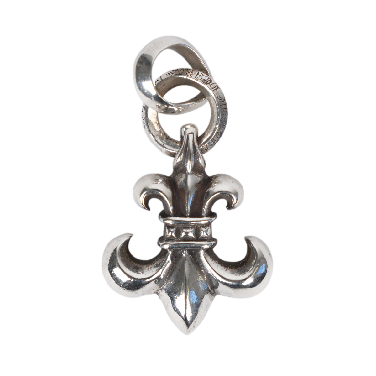 CHROME HEARTS SILVER FLEUR DE LIS PENDANT