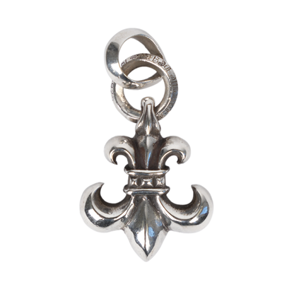 CHROME HEARTS SILVER FLEUR DE LIS PENDANT