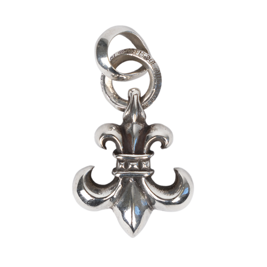 CHROME HEARTS SILVER FLEUR DE LIS PENDANT