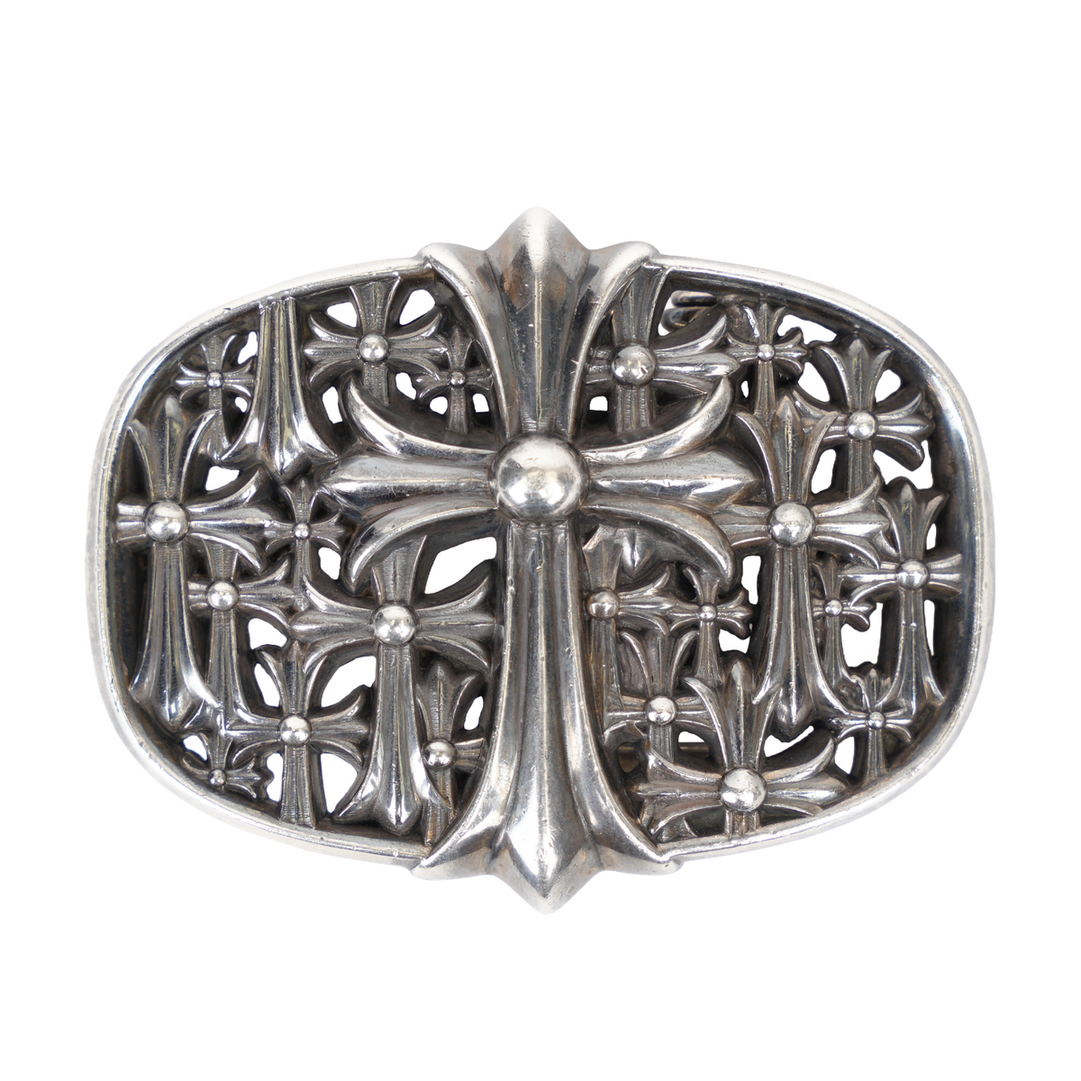 CHROME HEARTS 1.5" CEMETERY BELT BUCKLE