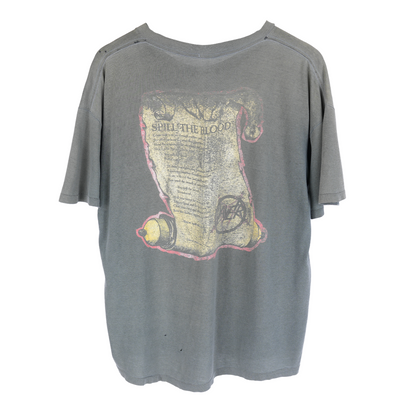 VINTAGE SLAYER SPILL THE BLOOD SCROLL TEE