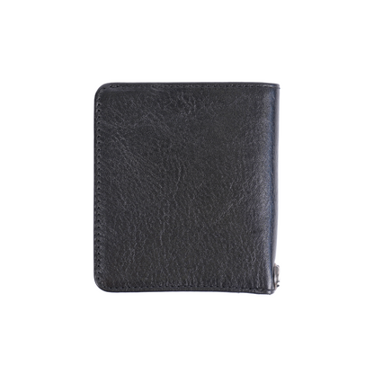 CHROME HEARTS Dr Digiacomo BLACK LEATHER CROSS PATCH BIFOLD WALLET