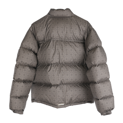 CHROME HEARTS ARMY GREEN OLIVE PLUS MONOGRAM DOWN PUFFER JACKET
