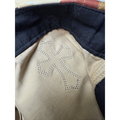 CHROME HEARTS SEX RECORDS DESERT CAMO CROSS PATCH SHORTS