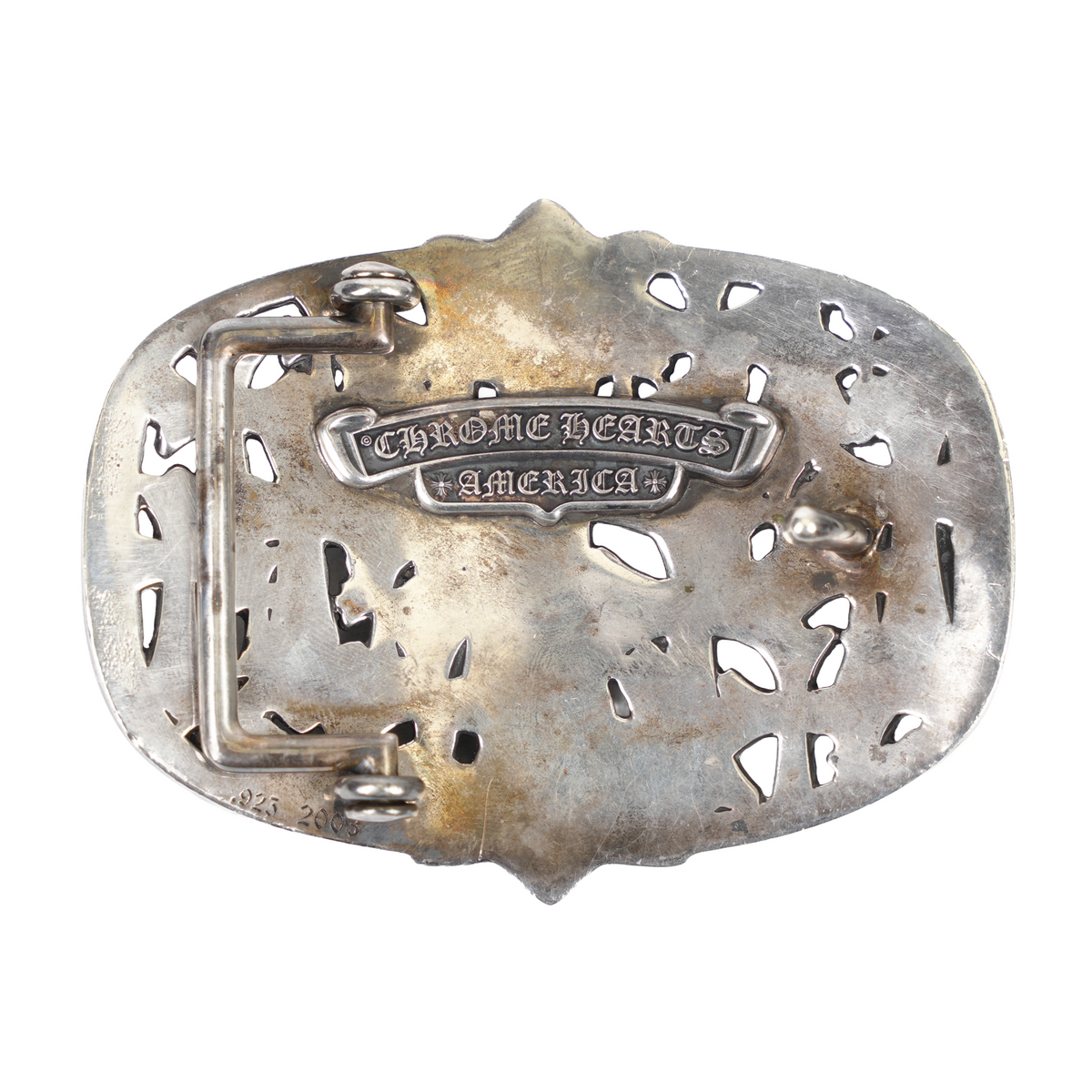 CHROME HEARTS 1.5" CEMETERY BELT BUCKLE