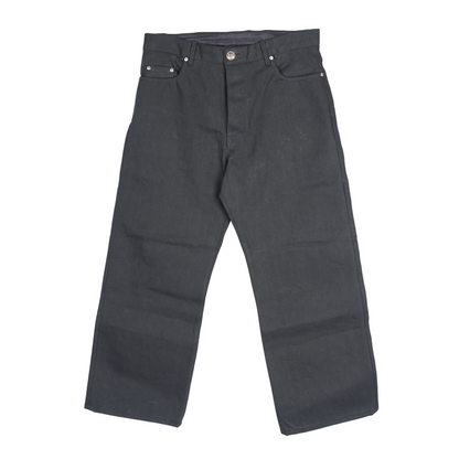 CHROME HEARTS BLACK KS CUT DENIM