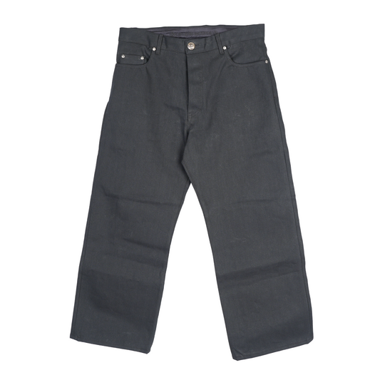 CHROME HEARTS BLACK KS CUT DENIM