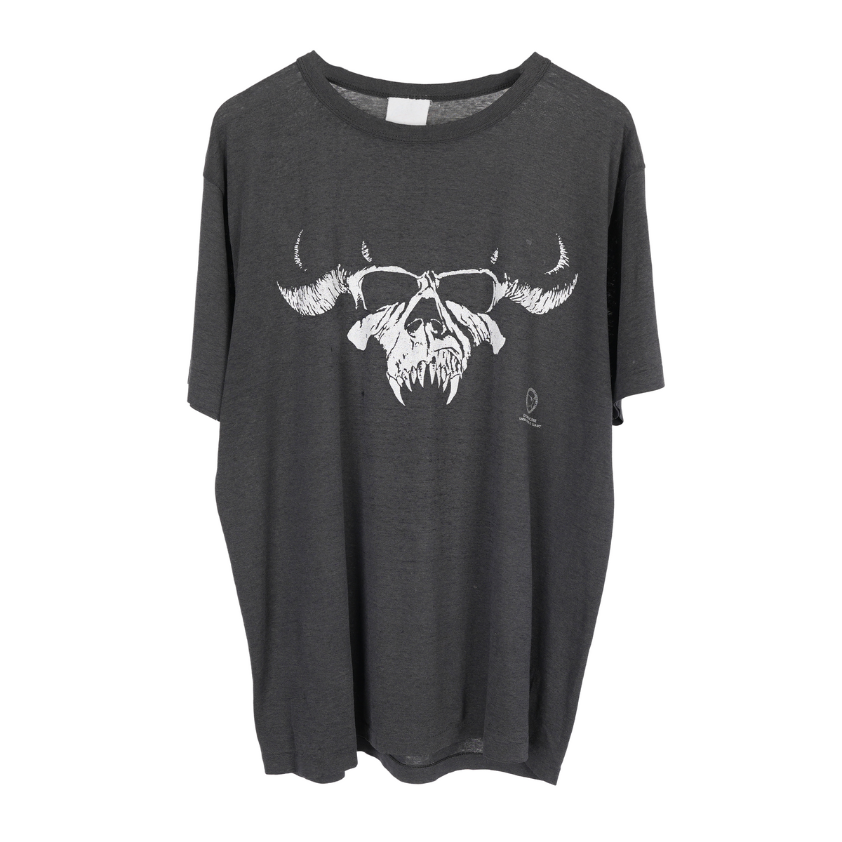 VINTAGE 1985 PAPER THIN DANZIG SKULL TEE