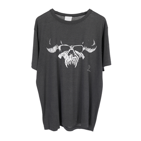 VINTAGE 1985 PAPER THIN DANZIG SKULL TEE