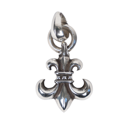 CHROME HEARTS SILVER FLEUR DE LIS PENDANT