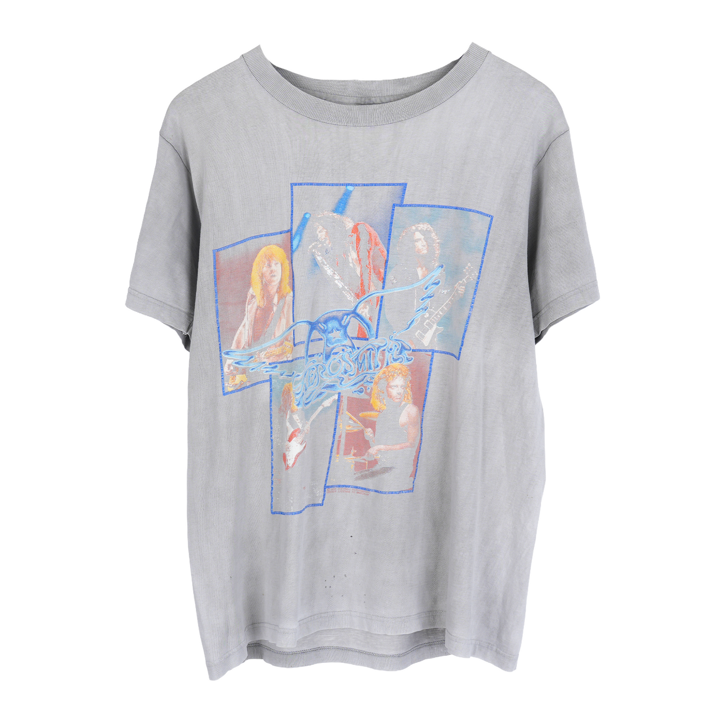 VINTAGE 90'S FADED AEROSMITH PUMP TOUR BAND TEE