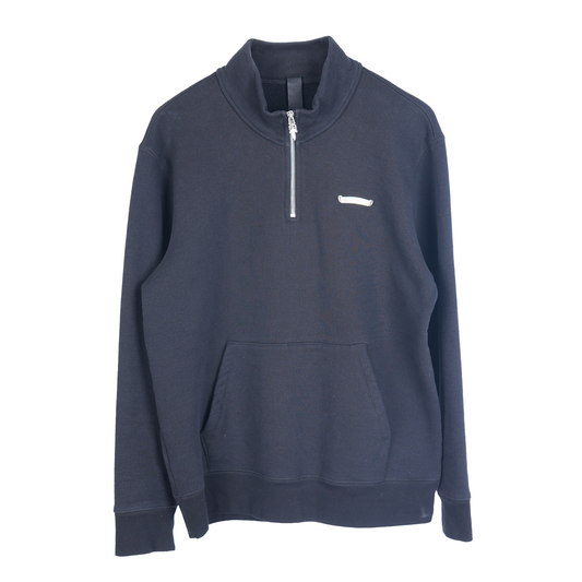 CHROME HEARTS KING TACO BLACK EMBROIDERED HALF ZIP