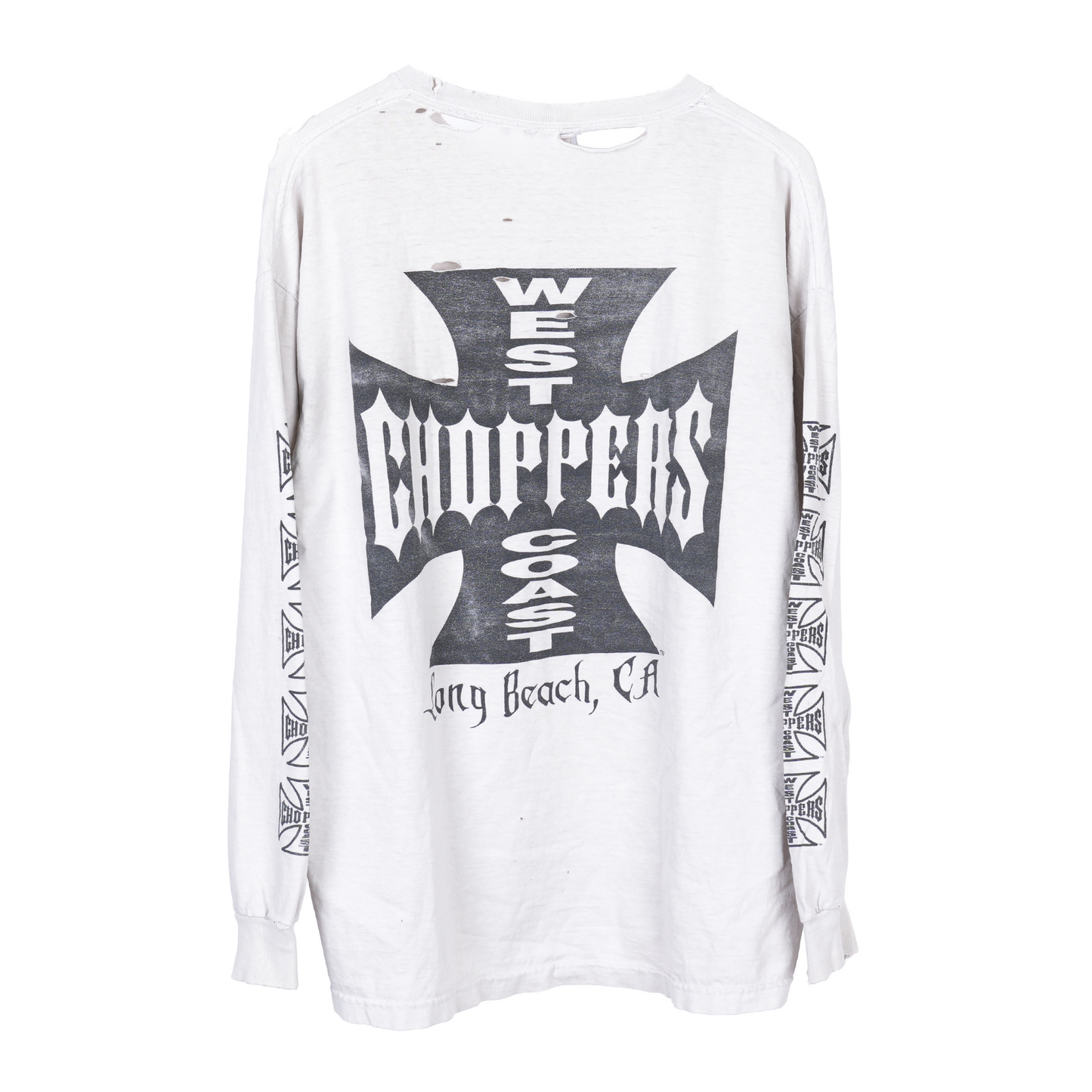 WCC FADED WHITE L/S T-SHIRT
