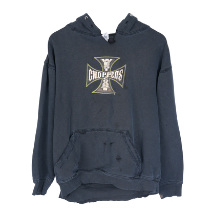 WCC BLACK THRASHED HOODIE
