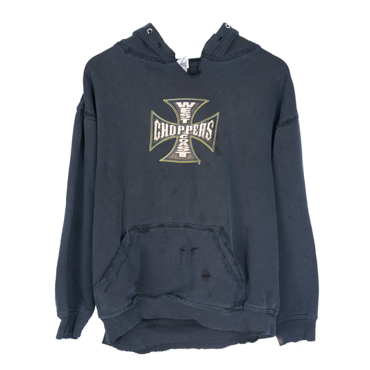 WCC BLACK THRASHED HOODIE