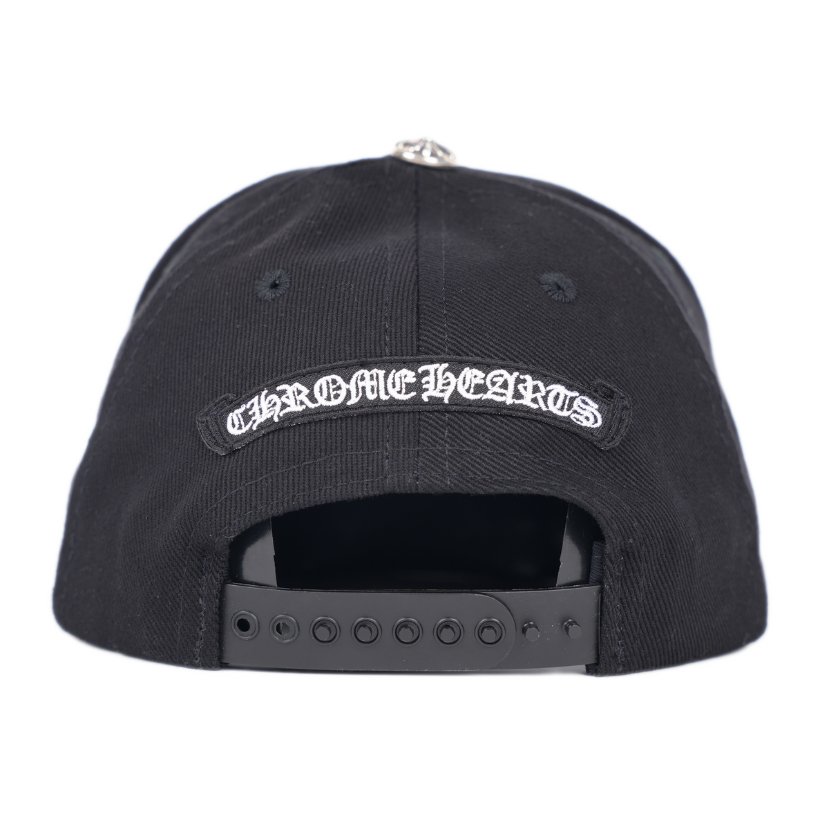 CHROME HEARTS LOGO SCROLL EMBROIDERED HAT