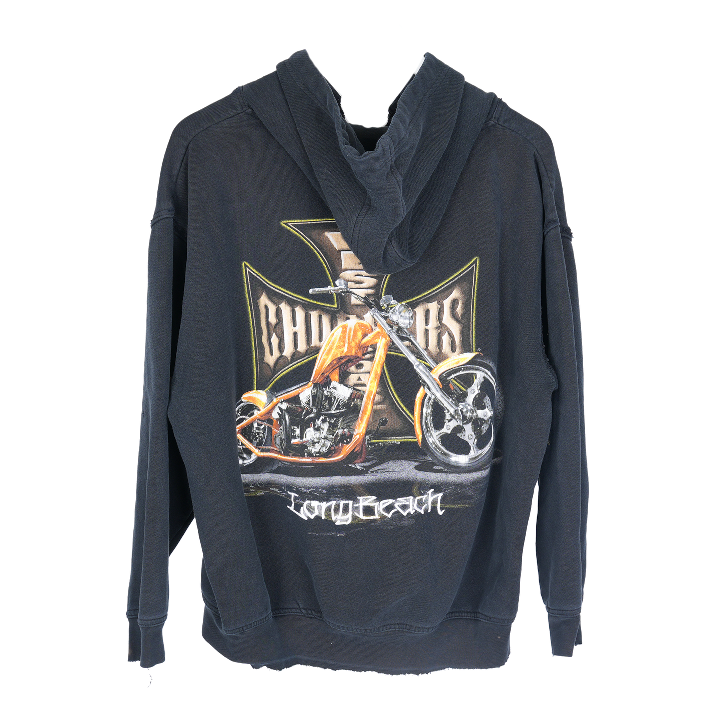 WCC BLACK THRASHED HOODIE