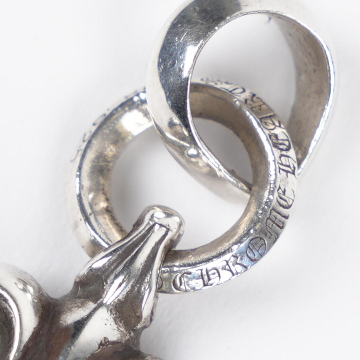 CHROME HEARTS SILVER FLEUR DE LIS PENDANT