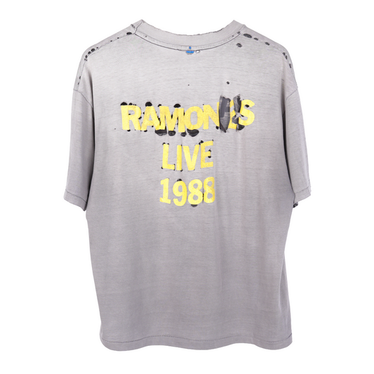 VINTAGE FADED RAMONES LIVE 1988 TEE