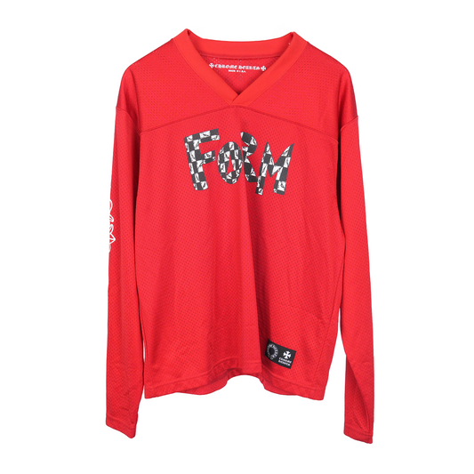 RED MESH 'FORM' CH TEAM STADIUM LONG SLEEVE JERSEY MATTY BOY